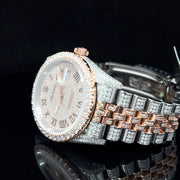 BLACK FRIDAY STEAL ROLEX 36MM TWO TONE ICED OUT